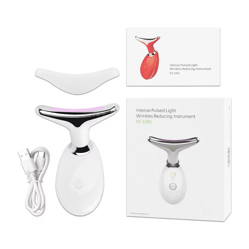 Load image into Gallery viewer, 7-in-1 LED Face &amp; Neck Lifter – Sculpt, Tighten &amp; Glow
