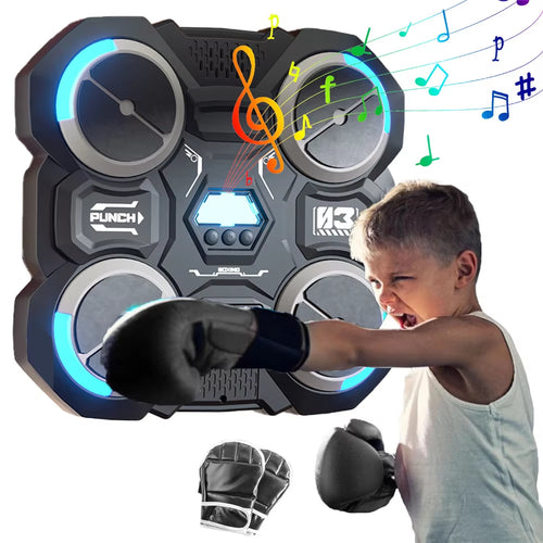 Load image into Gallery viewer, Music Boxing Machine Bluetooth-Compatible Music Boxing Machine Children&#39;S Music Boxing Machine Smart Boxing Machine Wall Mounted
