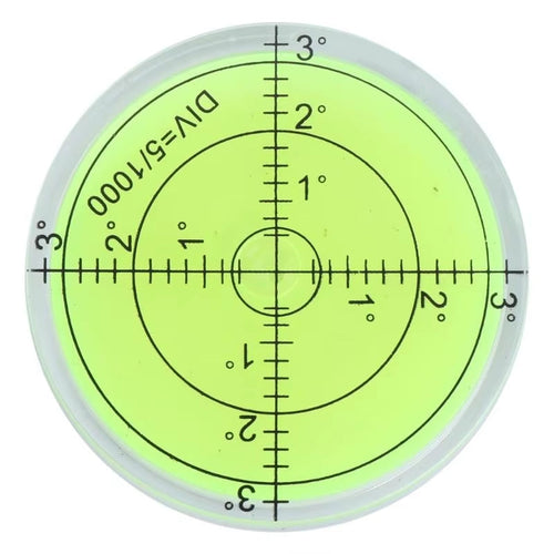 Load image into Gallery viewer, 60Mmx12Mm PMMA Bubble Degree Mark Surface Level round for Measuring Tool
