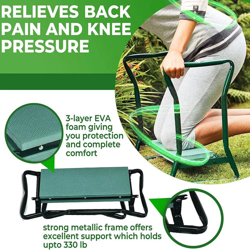 Load image into Gallery viewer, GardenMate Folding Kneeler &amp; Stool – Comfort &amp; Convenience for Every Gardener

