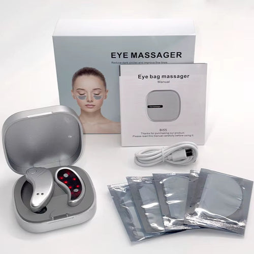 Load image into Gallery viewer, Led Red Light Eye Care Therapy EMS Pulse Micro-Current Device Eye Massager to Relieve Fatigue for Treatment under Eye Wrinkle
