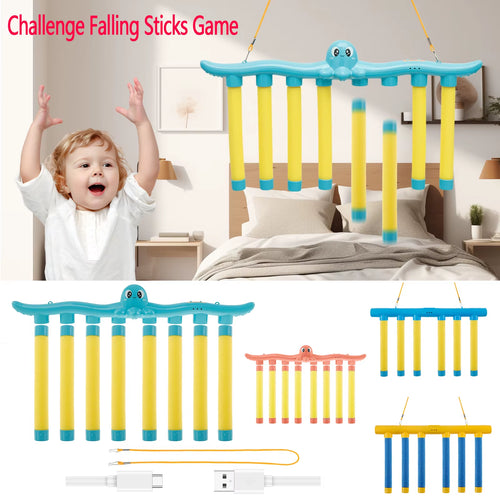 Load image into Gallery viewer, Challenge Falling Sticks Game Kids Stick Catching Toy Training Reaction Hand Eye Educational Parent-Child Interactive Toy Sports
