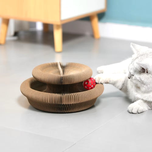 Load image into Gallery viewer, PurrfectScratch Magic Organ Cat Scratching Board – Interactive Claw Grinder &amp; Fun Toy for Cats
