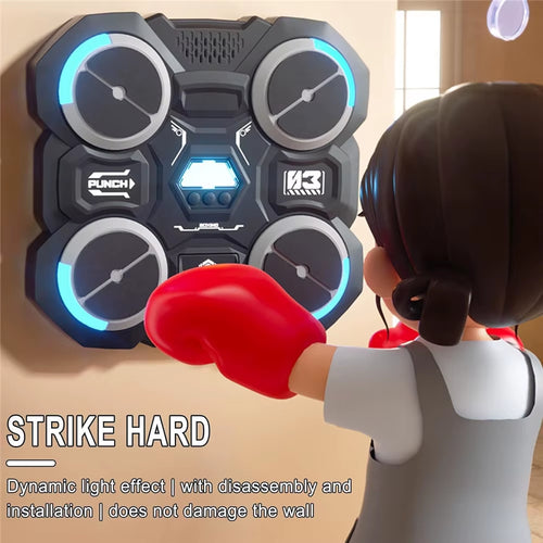 Load image into Gallery viewer, Music Boxing Machine Bluetooth-Compatible Music Boxing Machine Children&#39;S Music Boxing Machine Smart Boxing Machine Wall Mounted

