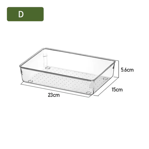 Load image into Gallery viewer, ClearNest Organizer – Transparent Anti-Scratch Drawer Storage Box for Cosmetics, Office &amp; Home
